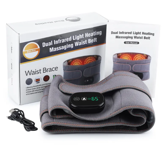 Nova Forge Infrared Heat & Vibration Massage Belt – Back Pain Relief & Recovery