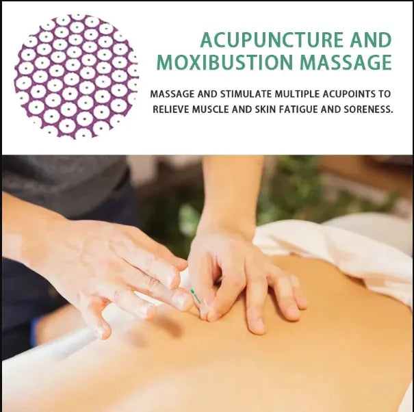 Nova Forge Acupressure Mat & Pillow Set – Back Pain Relief & Deep Relaxation