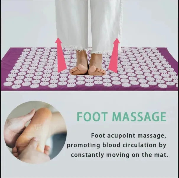 Nova Forge Acupressure Mat & Pillow Set – Back Pain Relief & Deep Relaxation