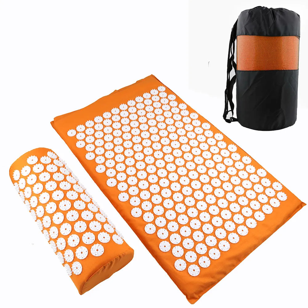Nova Forge Acupressure Mat & Pillow Set – Back Pain Relief & Deep Relaxation