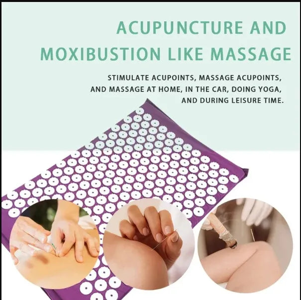 Nova Forge Acupressure Mat & Pillow Set – Back Pain Relief & Deep Relaxation