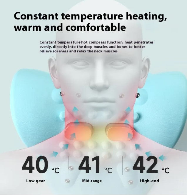 Nova Forge Neck Relief Massager – Deep Heat & Vibration Therapy