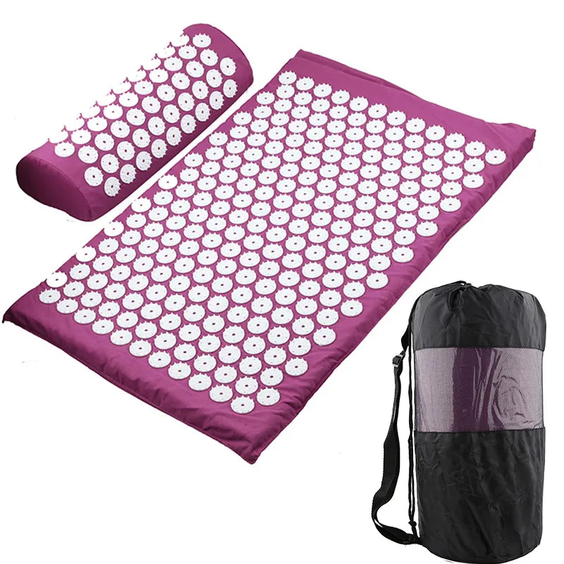 Nova Forge Acupressure Mat & Pillow Set – Back Pain Relief & Deep Relaxation